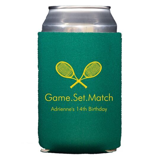 Tennis Collapsible Koozies
